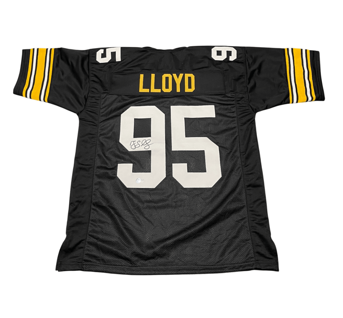 Greg Lloyd Signed Pittsburgh Steelers Custom Jersey Beckett Witness BAS COA