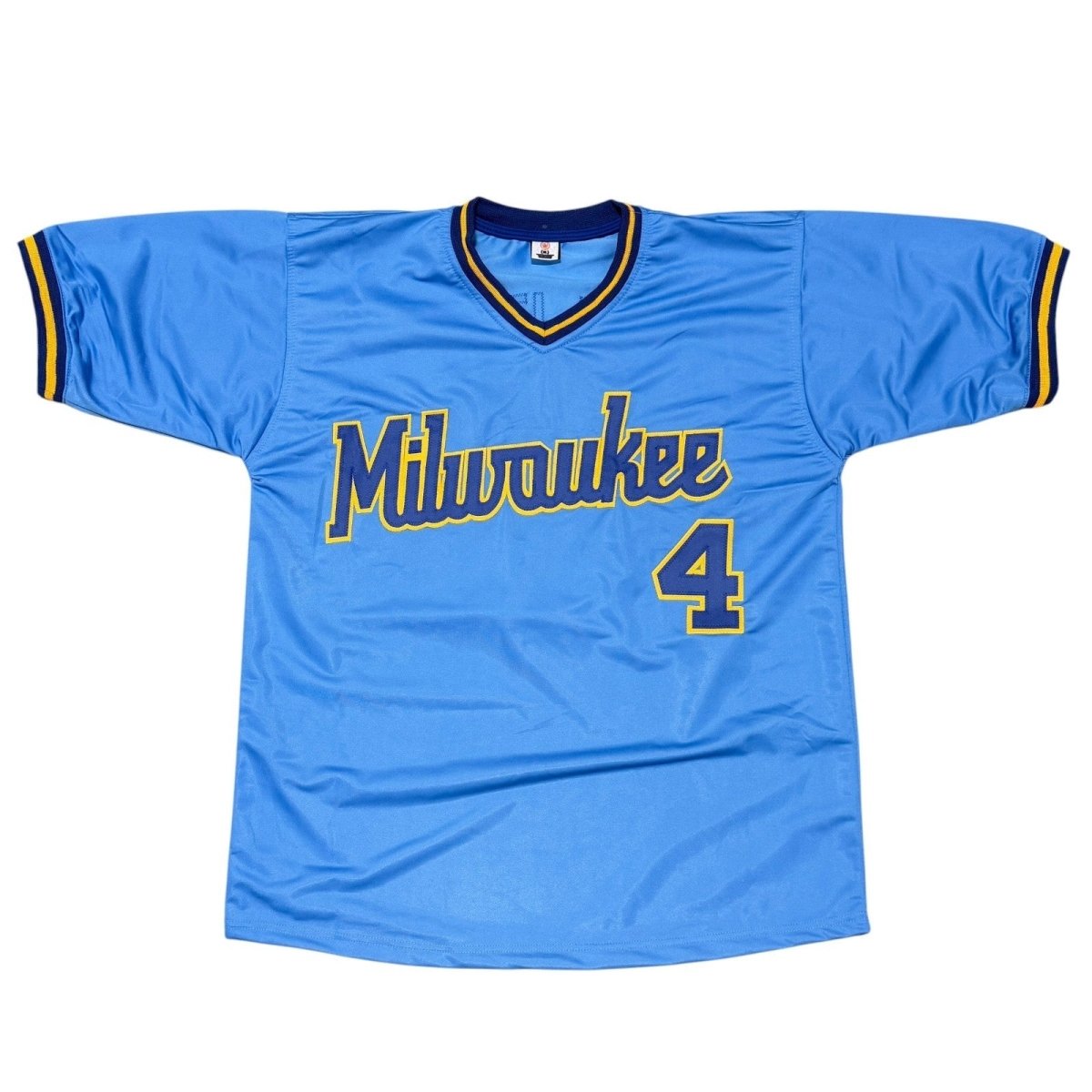 Paul Molitor Signed Autographed Milwaukee Brewers Custom Jersey JSA Witness COA