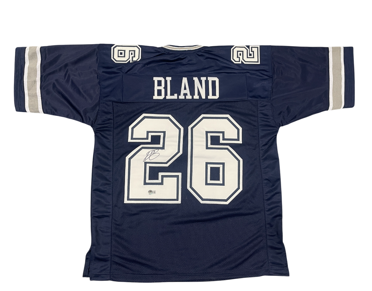 DaRon Bland Signed Dallas Cowboys Custom Jersey Beckett Witness BAS COA