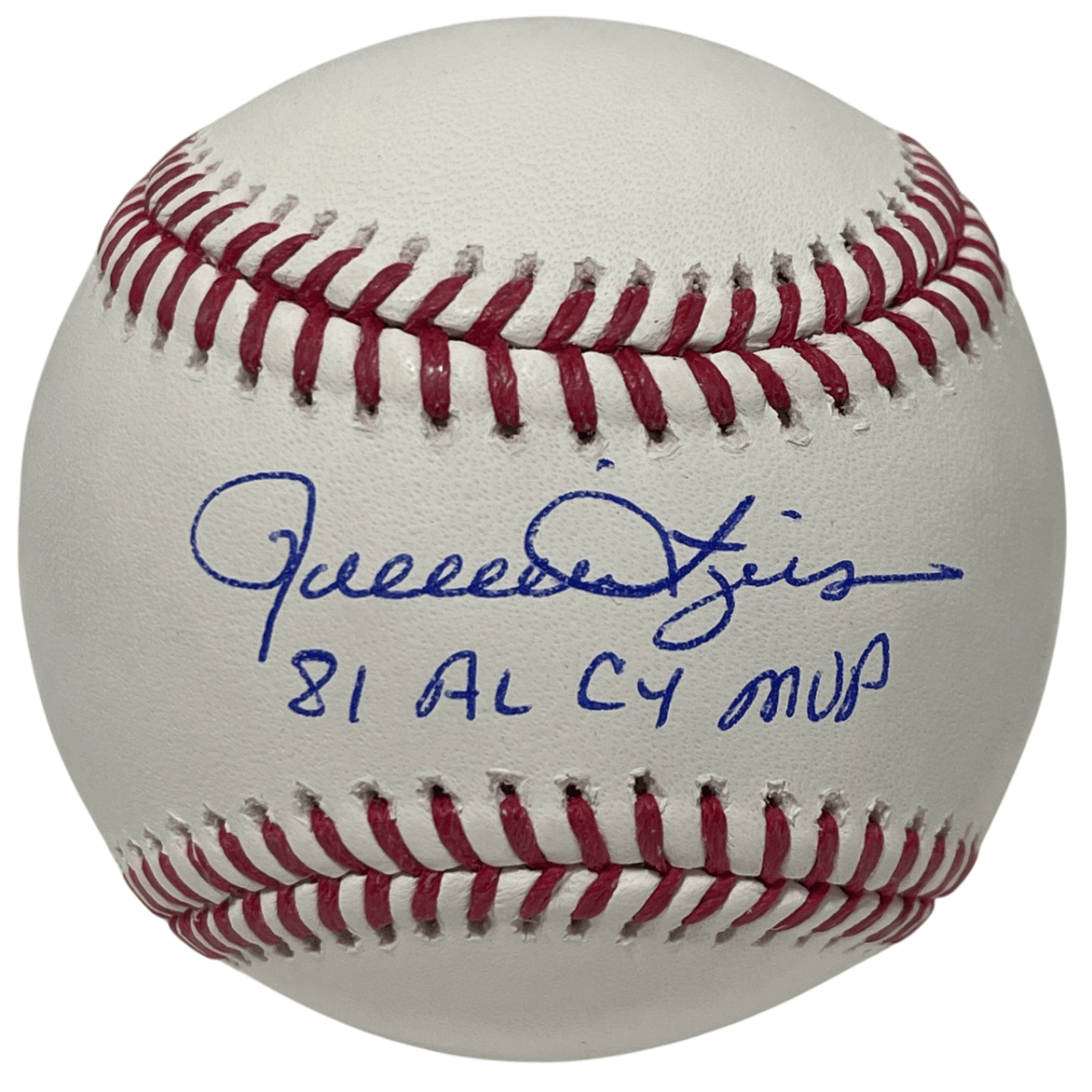 Rollie Fingers Signed ROMLB Baseball w/ 81 AL CY MVP Ins Beckett Witness BAS COA