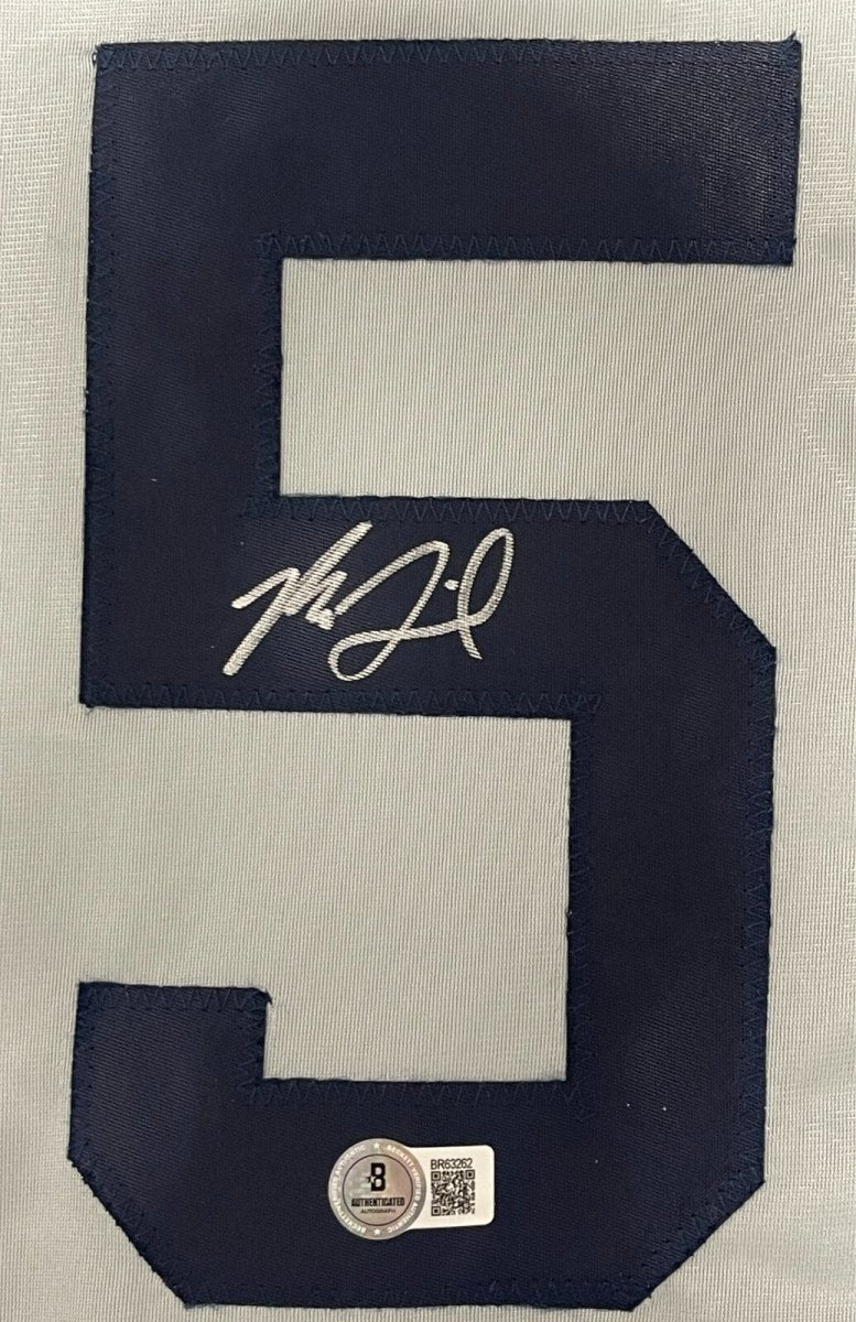 Max Fried Signed New York Yankees Custom Jersey Beckett Witness BAS COA
