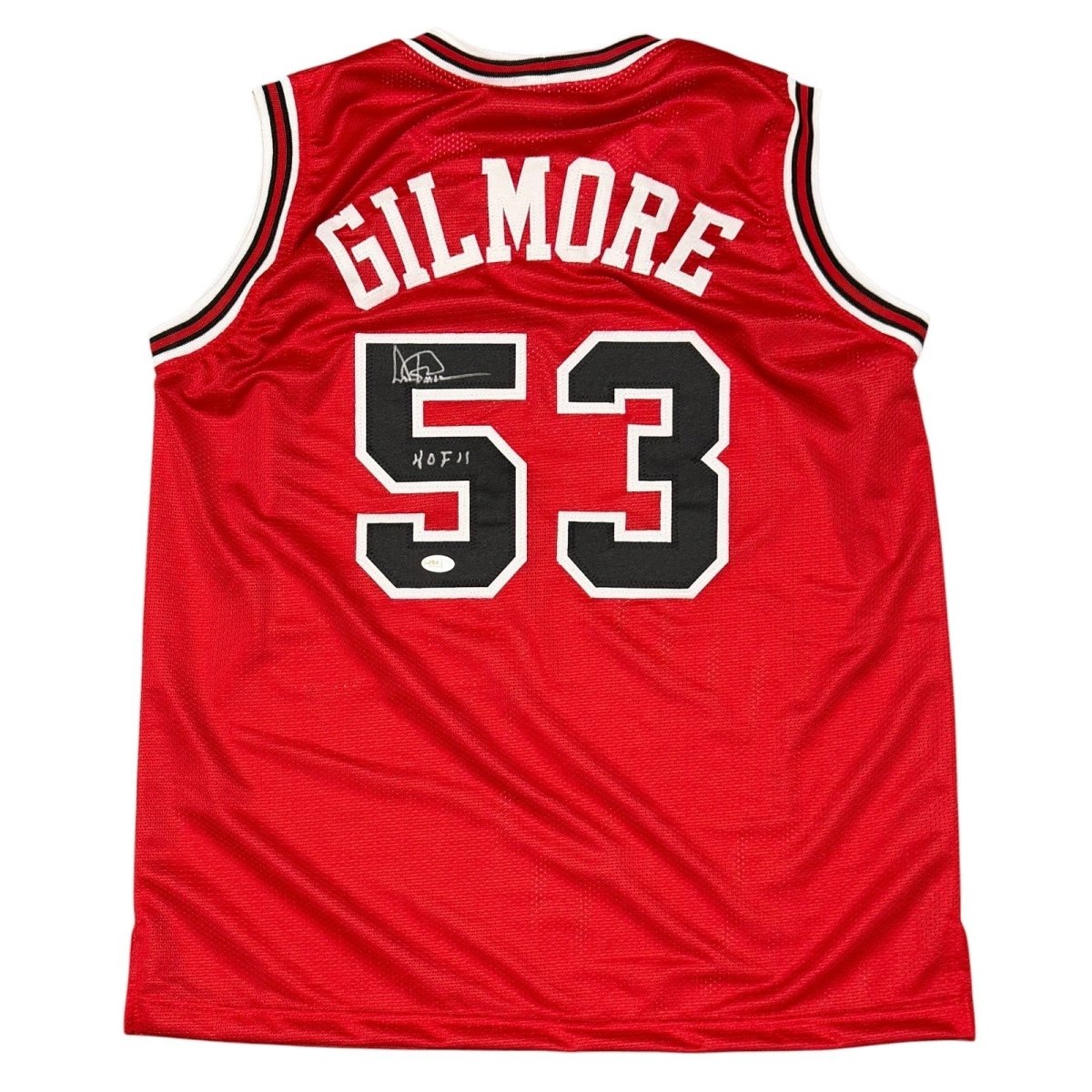 Artis Gilmore Signed Chicago Bulls Custom Jersey w/ HOF 11 JSA Witness COA
