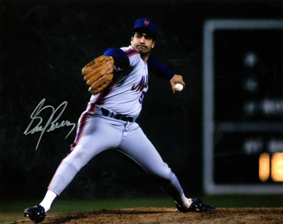 Sid Fernandez Signed Autographed New York Mets 8x10 Photo LSCM COA #1