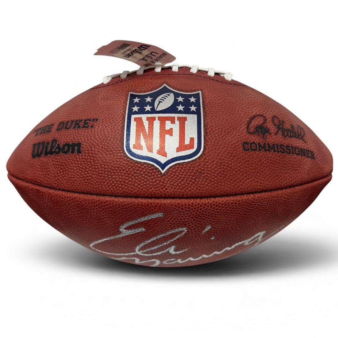 Eli Manning Signed Wilson NFL The Duke Official Football JSA COA New York Giants