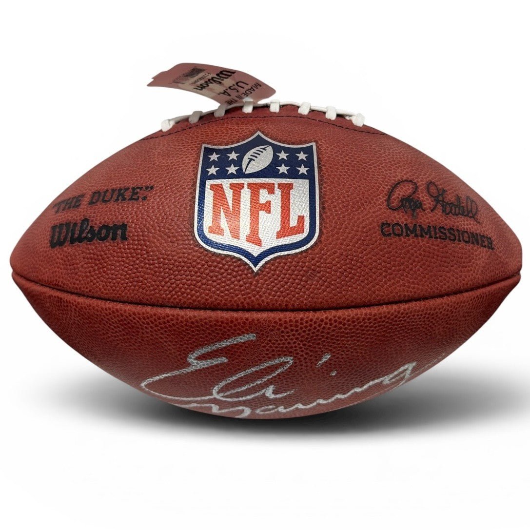 Eli Manning Signed Wilson NFL The Duke Official Football JSA COA New York Giants