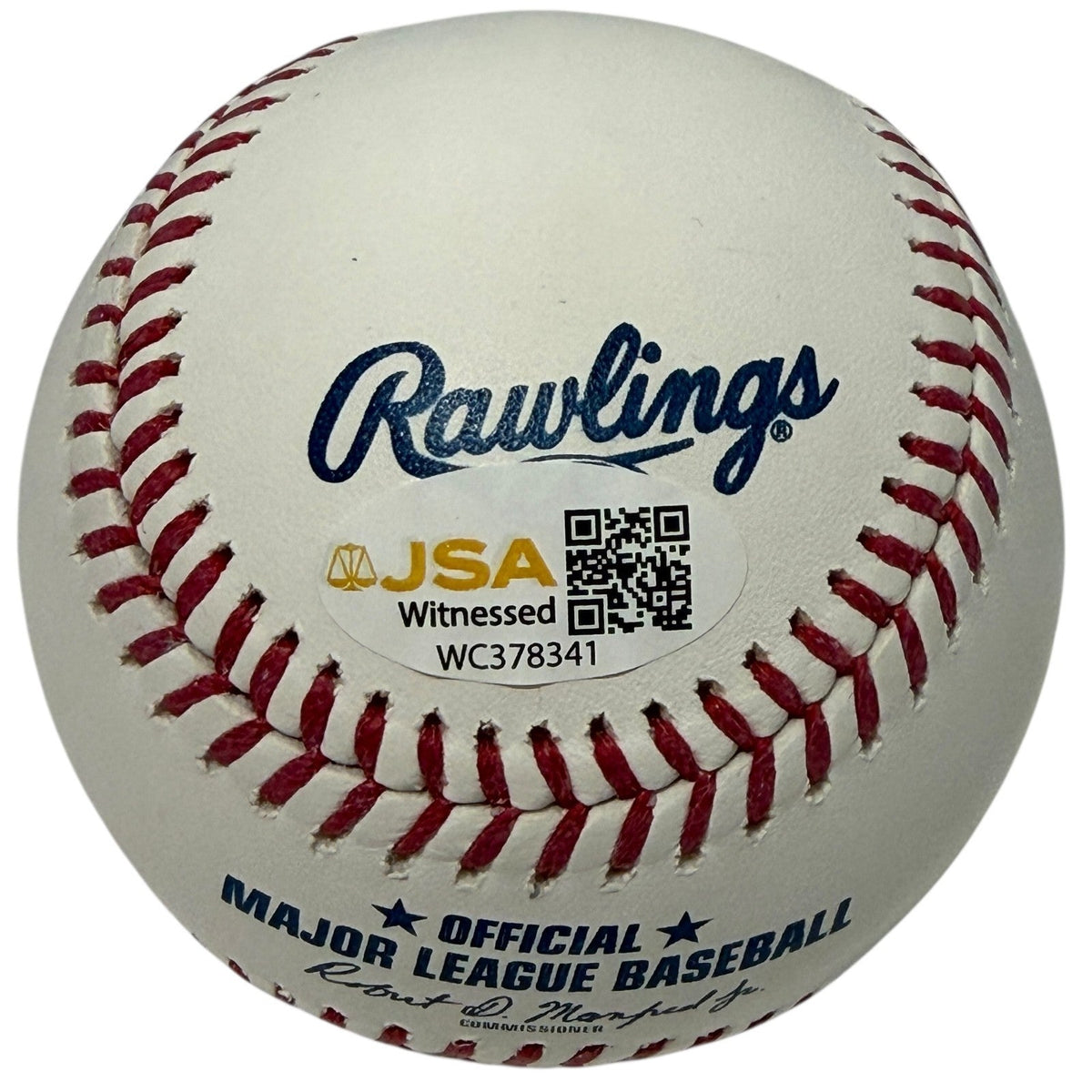 Cleon Jones &amp; Jesse Orosco Dual Signed ROMLB Baseball w/ Last Out WS JSA Wit COA