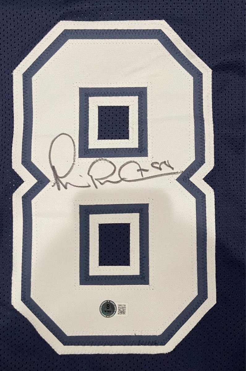 Michael Irvin Signed Dallas Cowboys Custom Jersey Beckett Witness BAS COA
