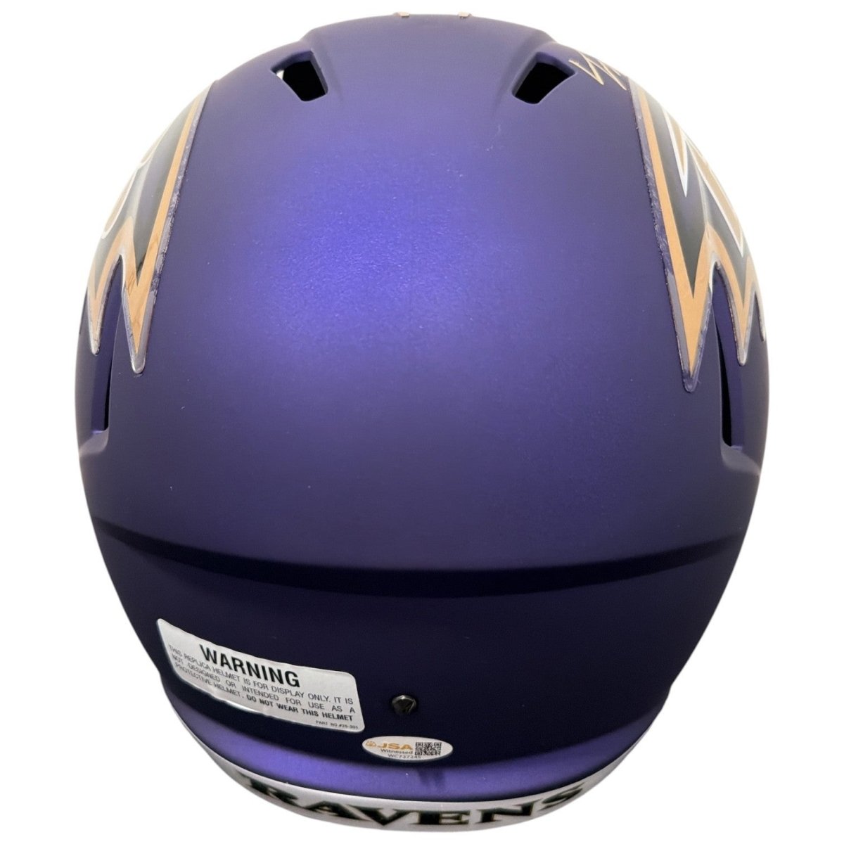 Trey Hendrickson Signed Ravens Alt #1 FS Full Size Helmet JSA Witness COA