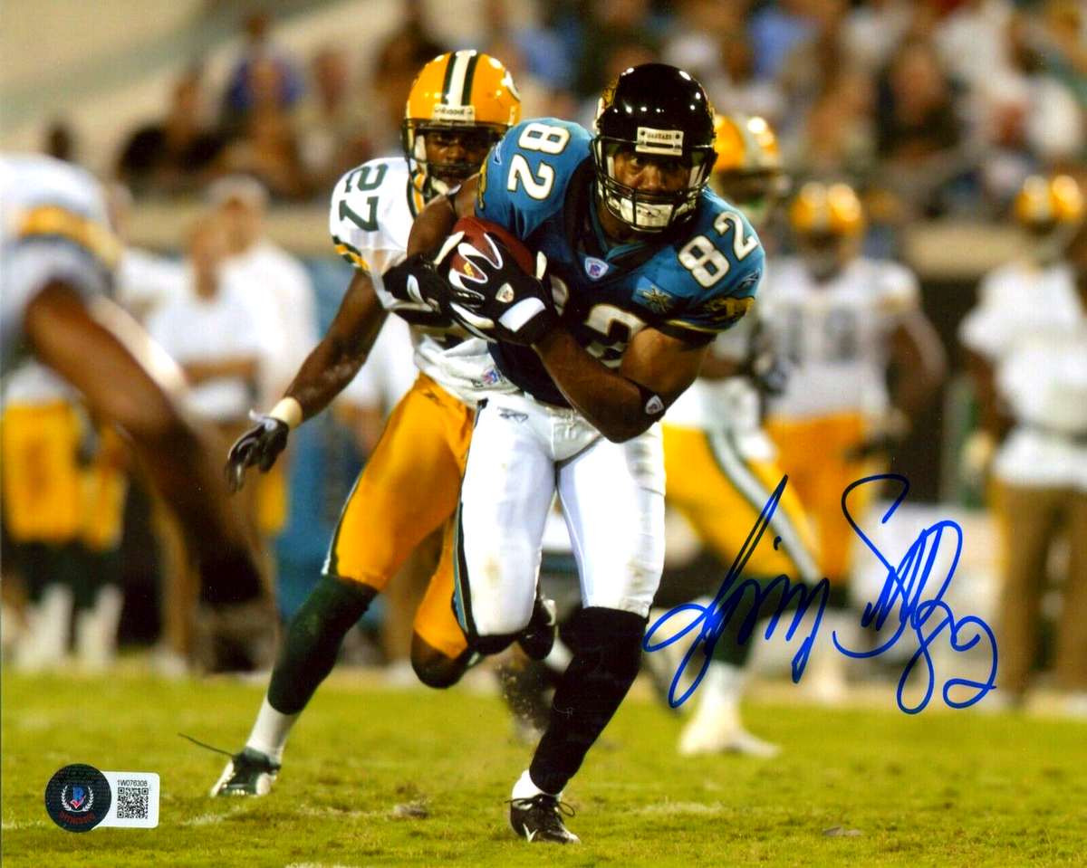 Jimmy Smith Signed Jacksonville Jaguars 8x10 Photo Beckett Witness BAS COA #4