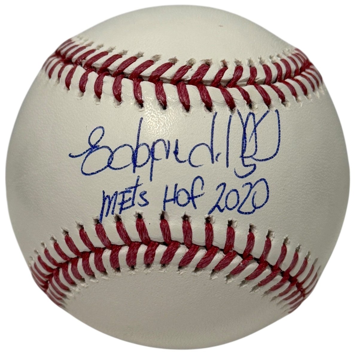 Edgardo Alfonzo Signed ROMLB Baseball w/ Mets HOF 2020 JSA Witness COA