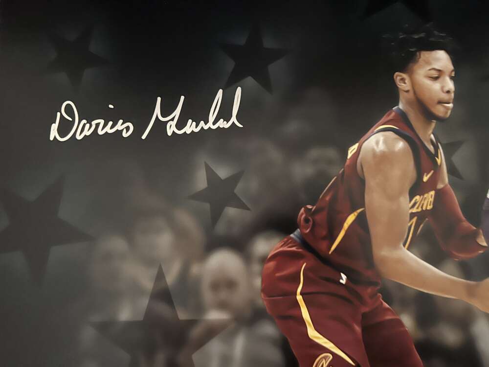 Darius Garland &amp; Miles Bridges Signed 24x16 Photo Rising Stars /100 UDA COA