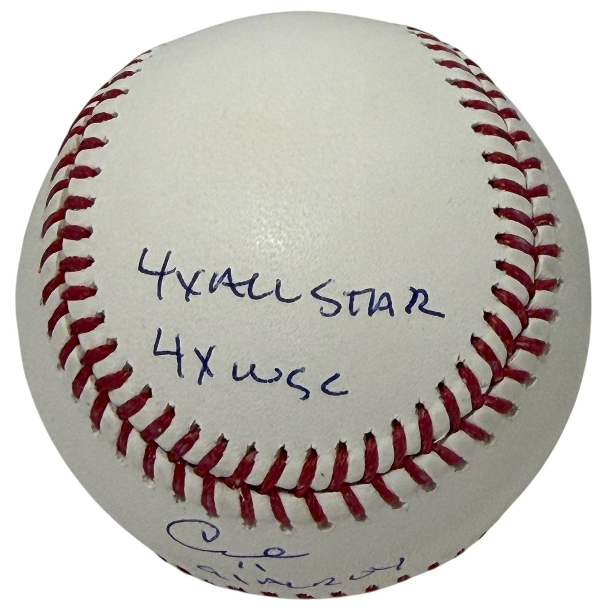 Chuck Knoblauch Signed Autographed ROMLB Baseball w/ 5 Insc. JSA Witness COA