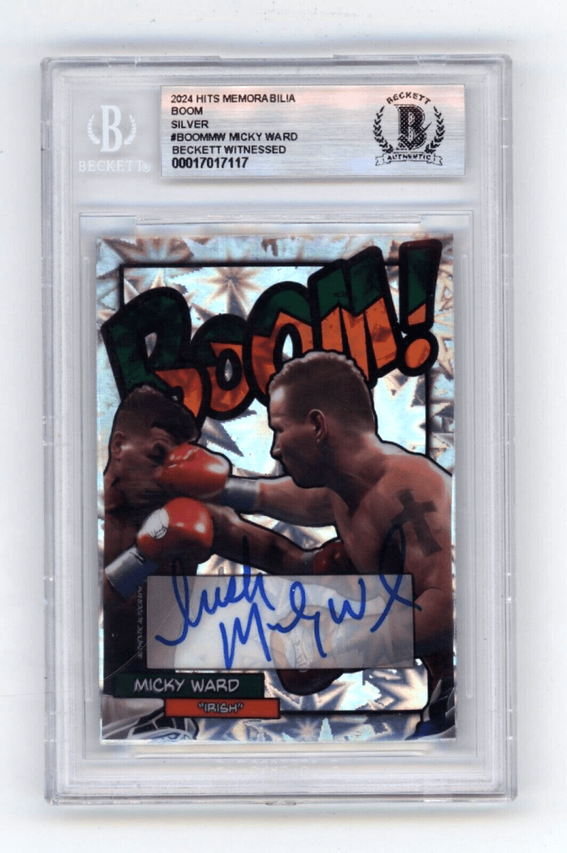 Mickey Ward 2024 Hits Memorabilia BOOM Silver #/20 Signed BGS BAS Auto Irish