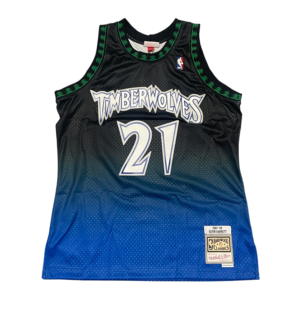 Kevin Garnett Signed Auto M&amp;N Swingman Timberwolves Jersey w/ HOF 2020 PSA COA