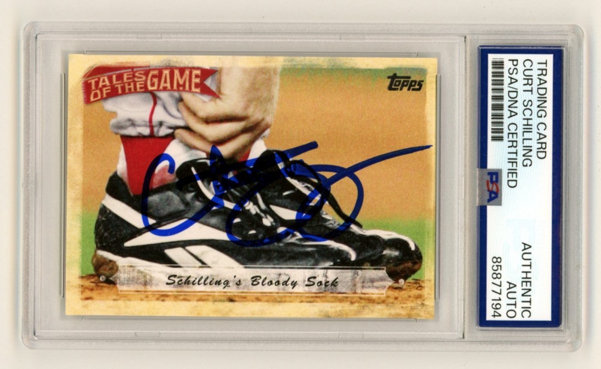 Curt Schilling 2010 Topps Tales of the Game Signed Auto PSA Authentic Auto
