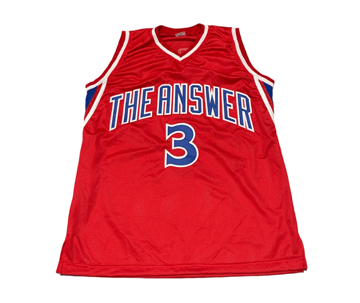 Allen Iverson Signed The Answer Custom Jersey Philadelphia 76ers JSA COA
