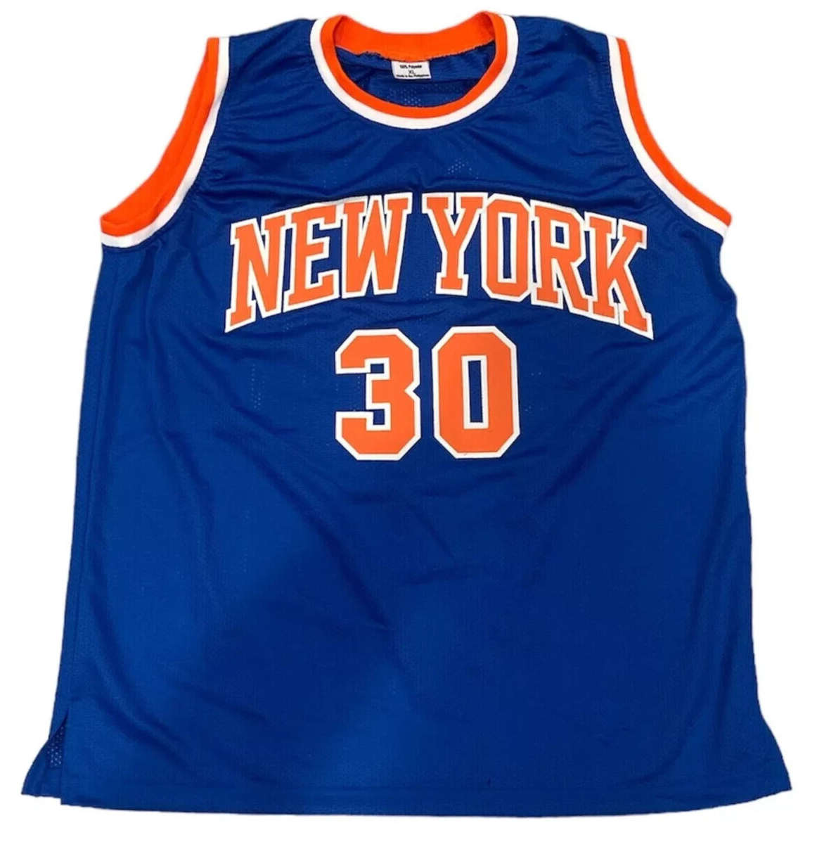 Bernard King Signed New York Knicks Custom Jersey w/ 3 Ins Beckett BAS COA