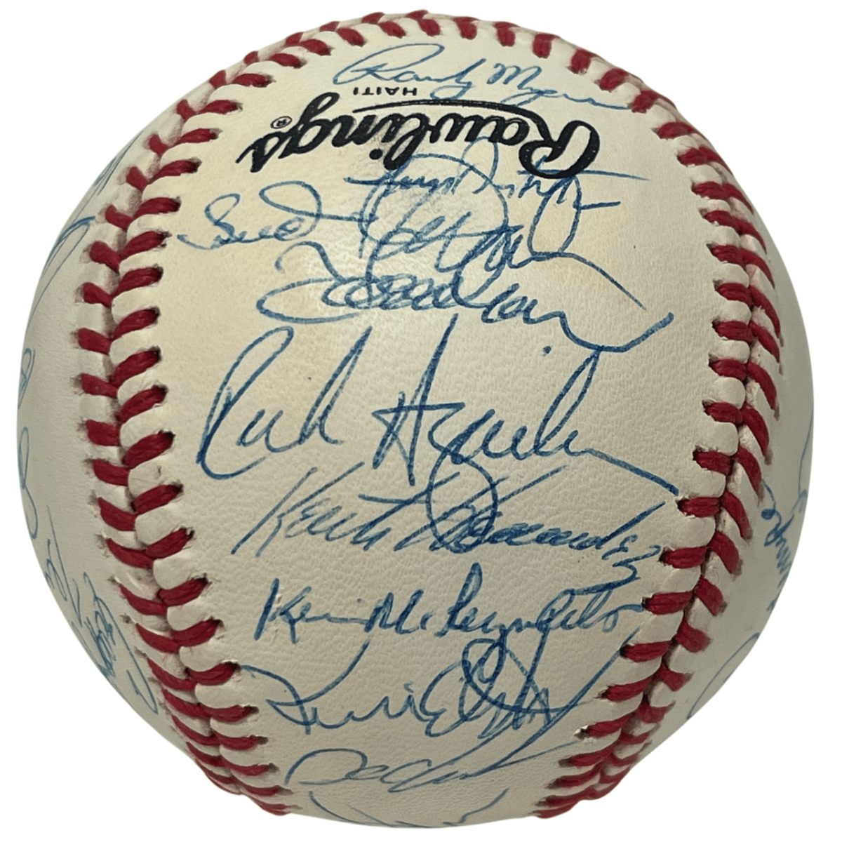 1989 New York Mets Team Signed Autograph ONL National League Baseball JSA LOA B