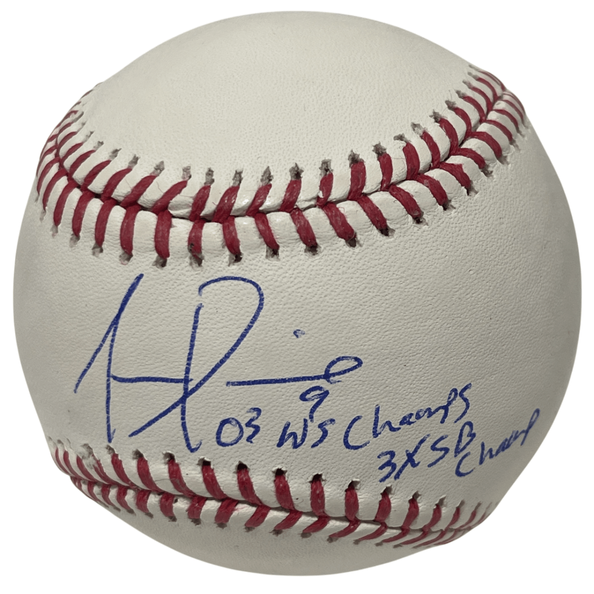 Juan Pierre Signed Autographed ROMLB Baseball Marlins w/ 2 Insc LSCM COA