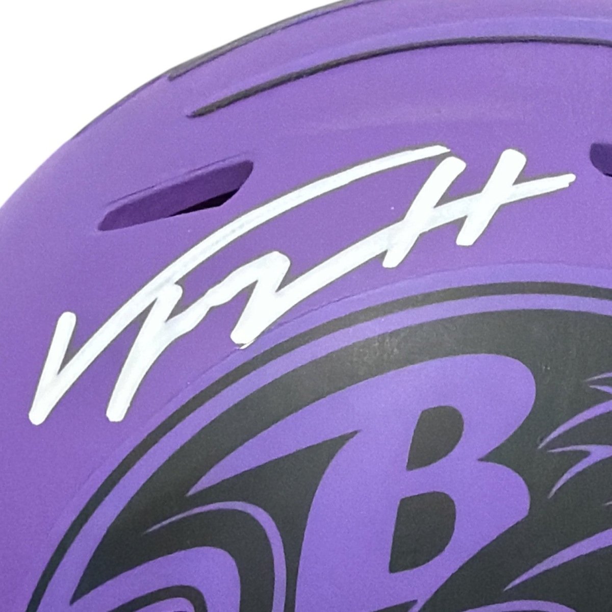 Trey Hendrickson Signed Baltimore Ravens Rave Mini Helmet JSA Witness COA