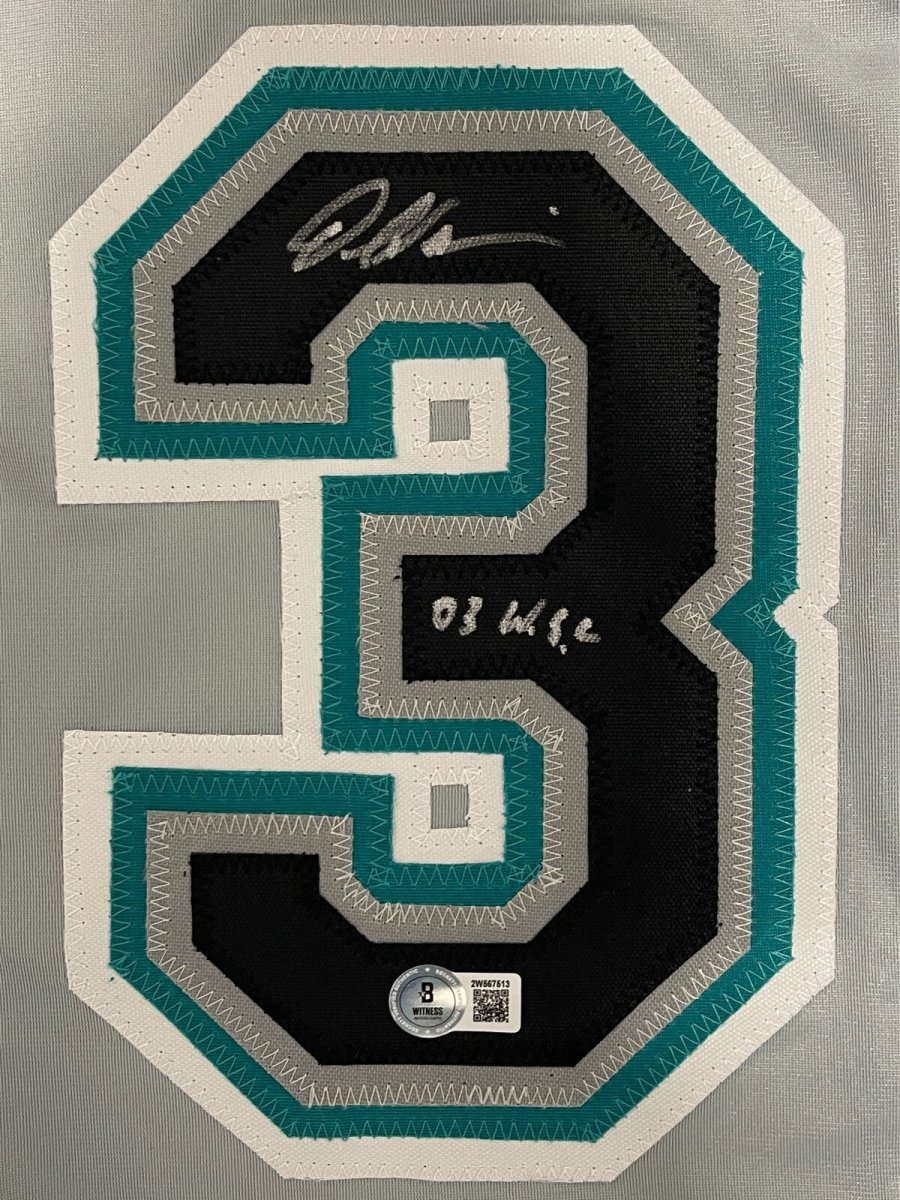 Dontrelle Willis Signed Marlins Custom Jersey w/ 03 WSC Beckett Witness BAS COA
