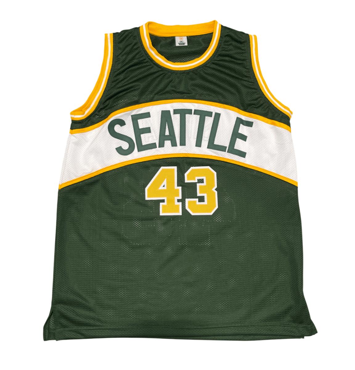 Jack Sikma Signed Seattle Sonics Custom Jersey w/ HOF 19 Beckett Witness BAS COA