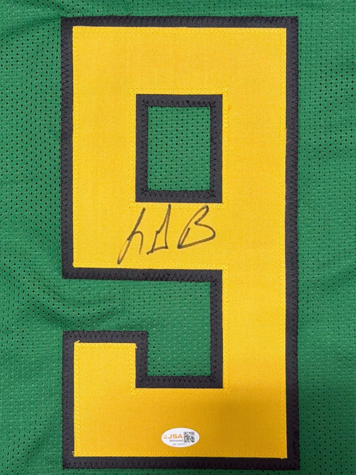 LeGarrette Blount Signed Oregon Ducks Custom Jersey JSA Witness COA