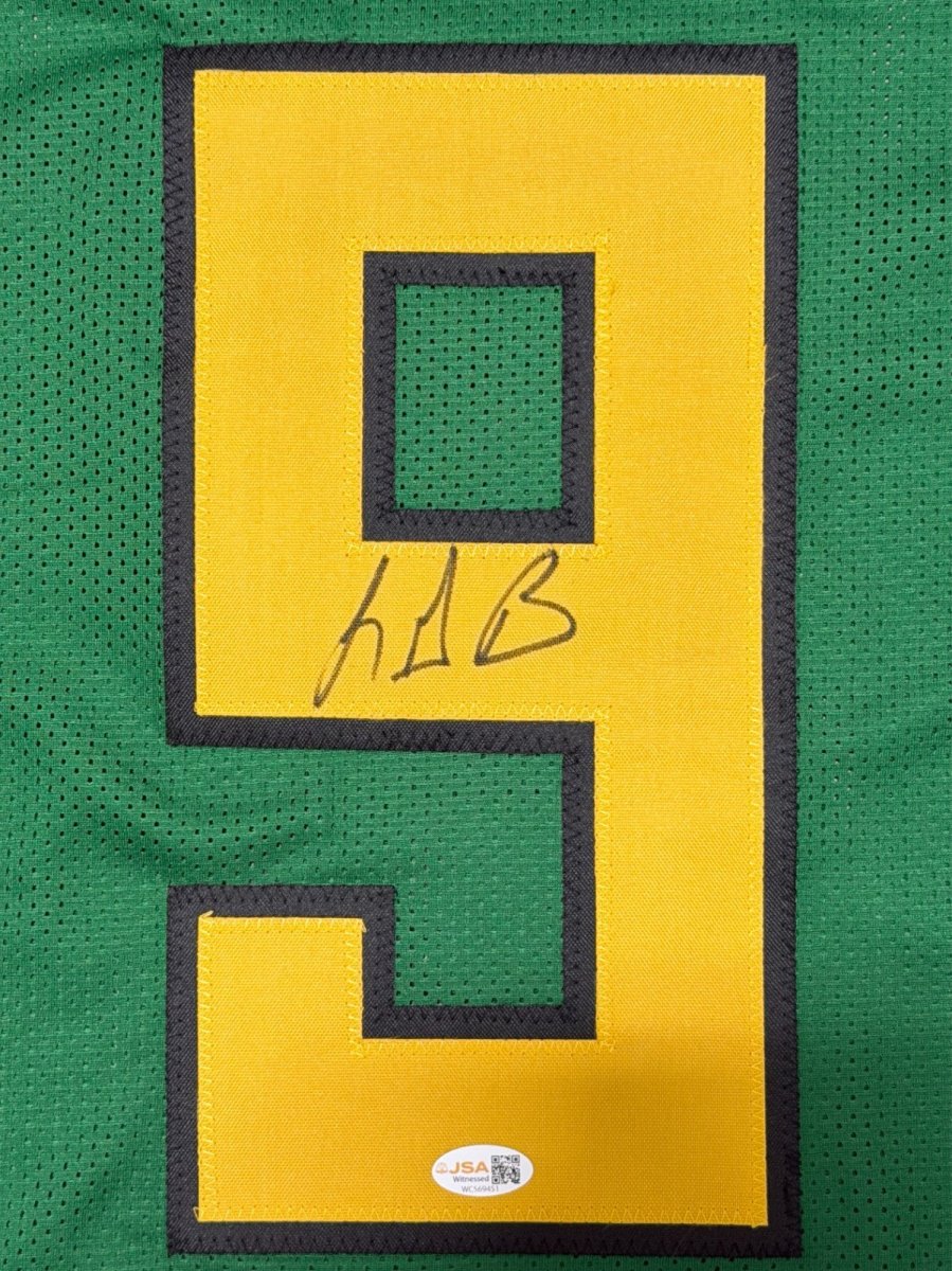 LeGarrette Blount Signed Oregon Ducks Custom Jersey JSA Witness COA