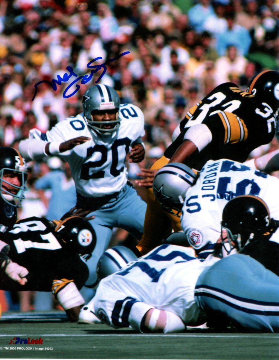 Mel Renfro Signed Autographed Dallas Cowboys 8x10 Photo LSCM COA #1