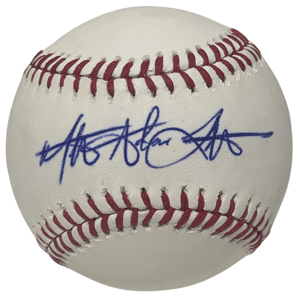 Mat Latos Signed Autographed ROMLB Baseball w/ Full Name LSCM COA