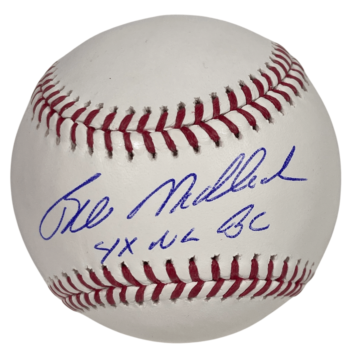 Bill Madlock Signed ROMLB Baseball w/ 4x NL BC Beckett Witness BAS COA