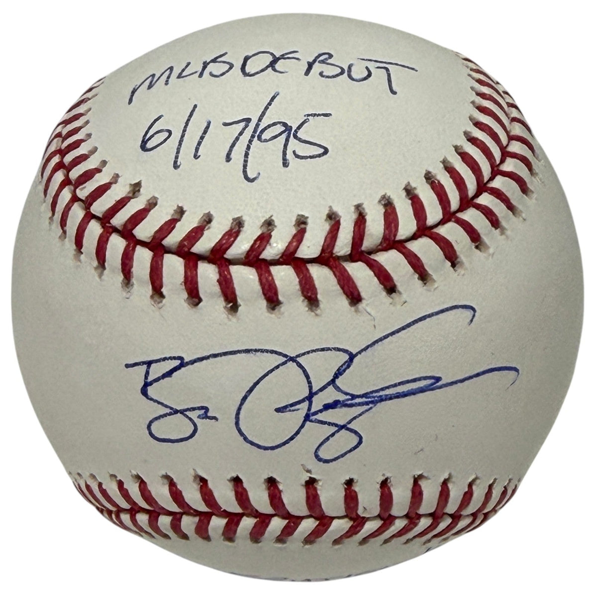 Bill Pulsipher Signed ROMLB Baseball w/ MLB Debut + Generation K Beckett BAS COA