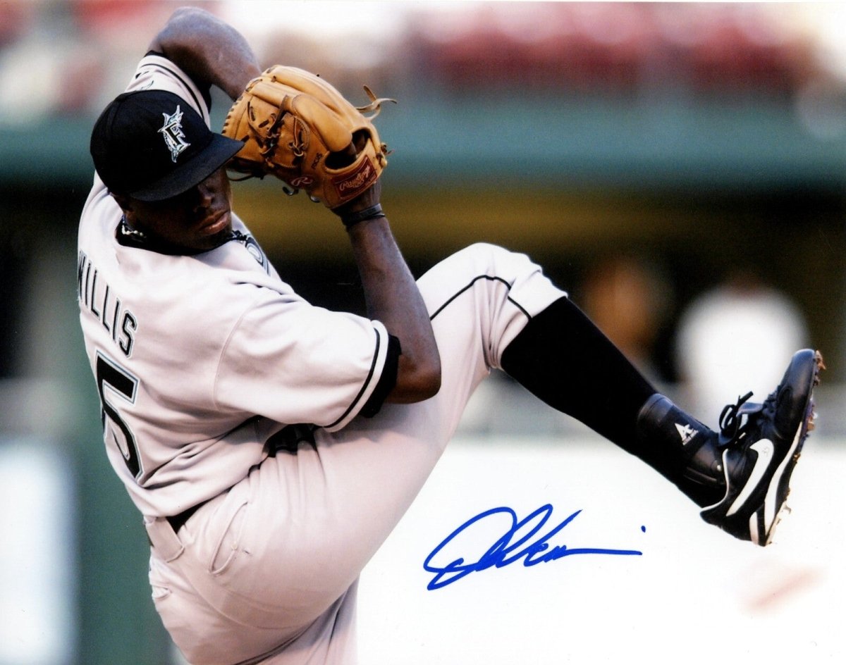 Dontrelle Willis Signed Autographed Florida Marlins 8x10 Photo LSCM COA #2