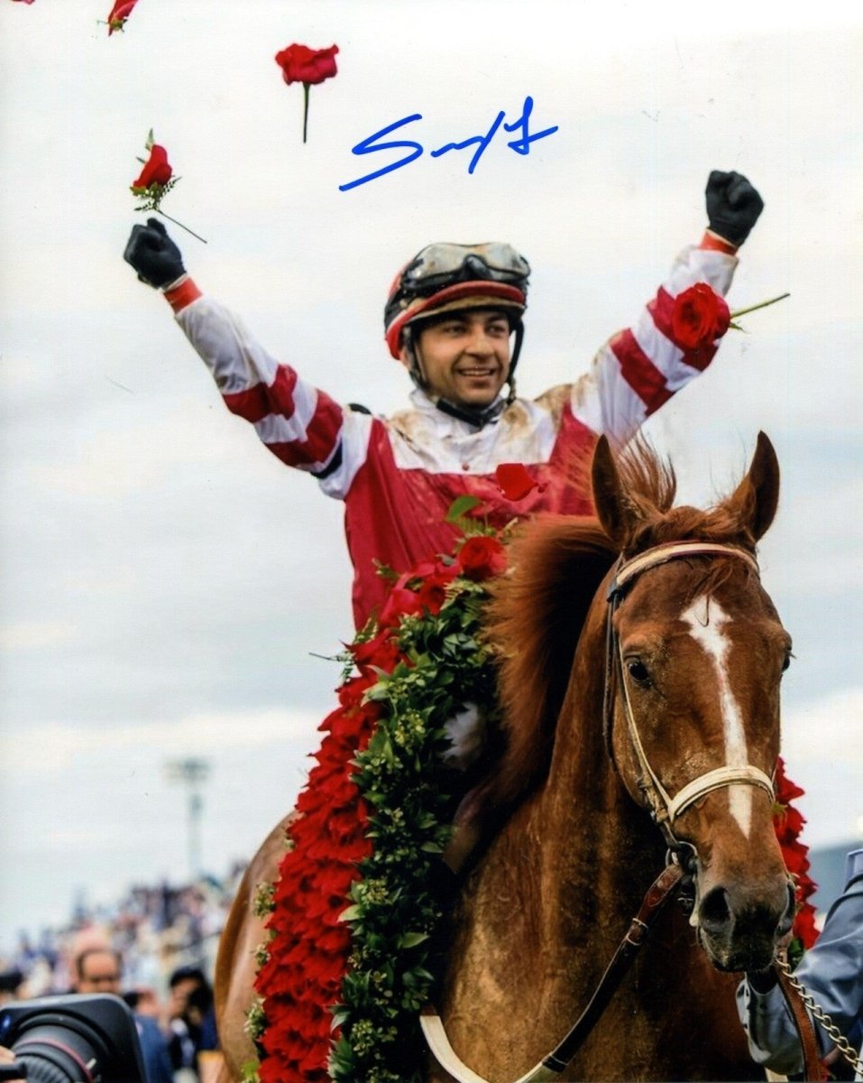 Sonny Leon Signed Rich Strike 2022 Kentucky Derby 8x10 Photo LSCM COA A