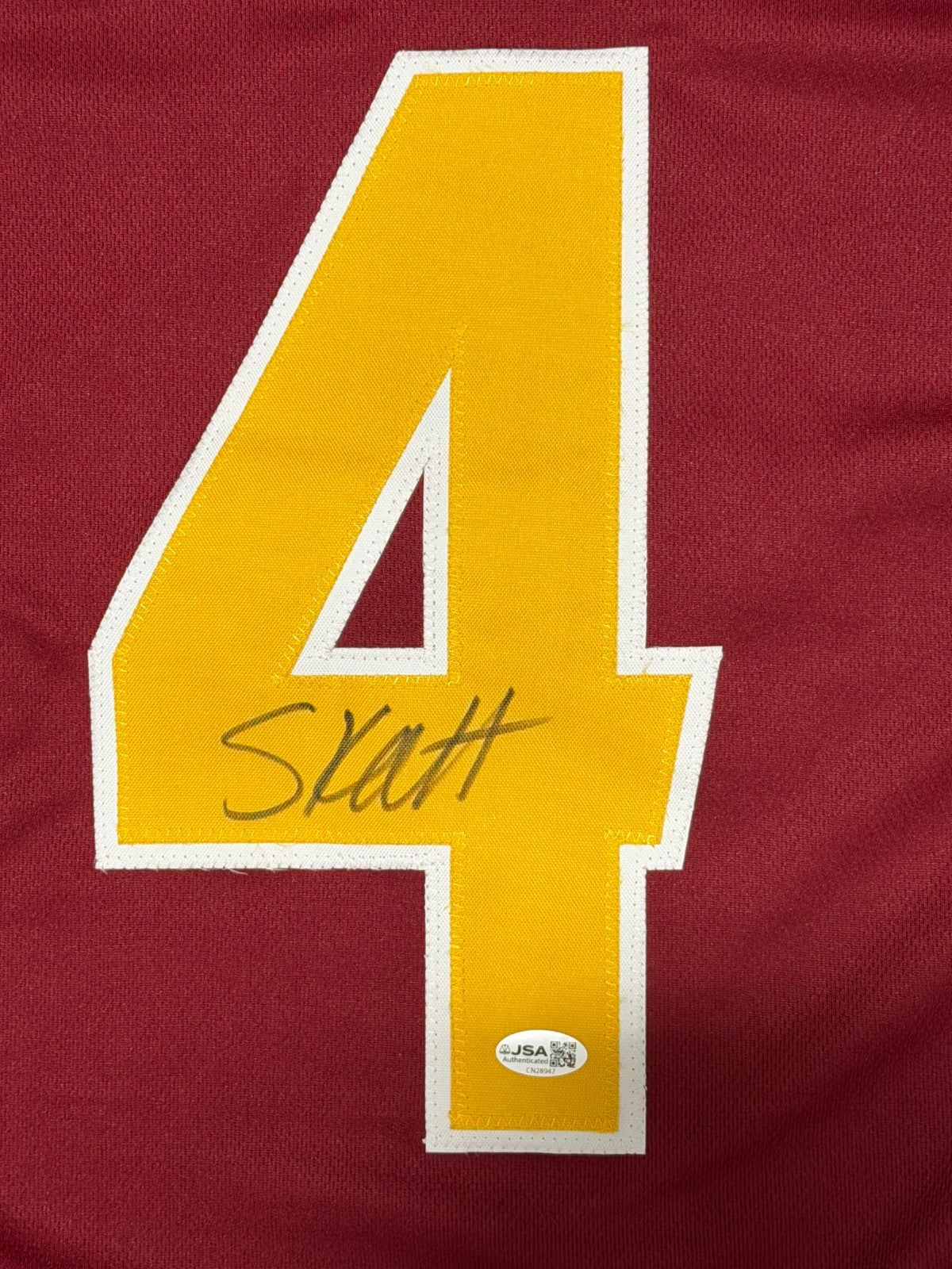 Cam Skattebo Signed ASU Arizona State Sun Devils Custom Jersey JSA COA Giants