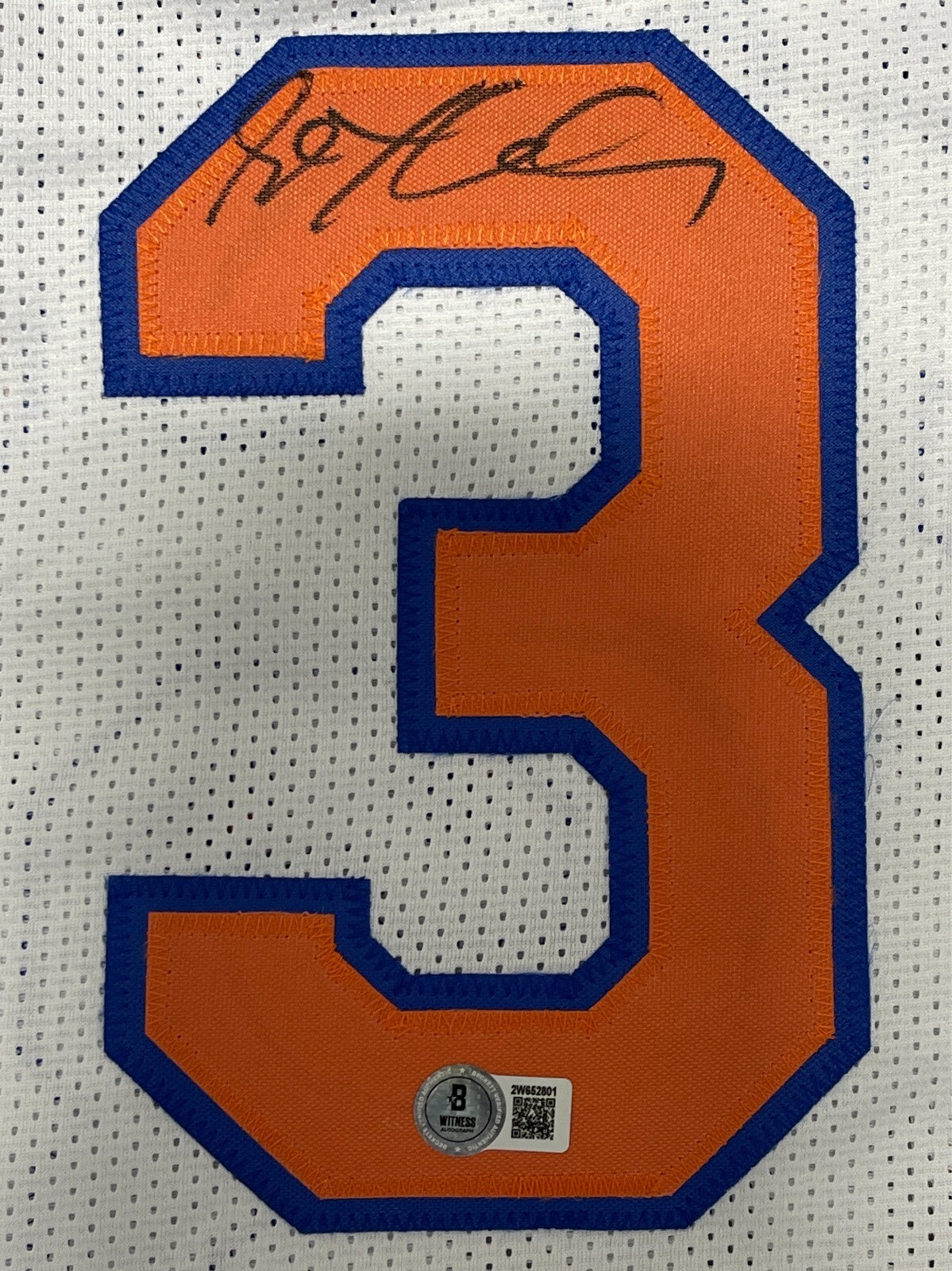 Stephon Marbury Signed New York Knicks Custom Jersey Beckett Witness BAS COA