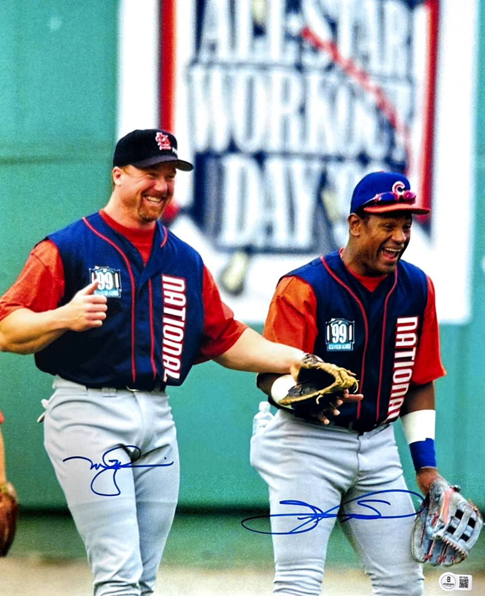 Sammy Sosa Mark McGwire Dual Signed All Star 16x20 Photo Beckett W BAS COA #3