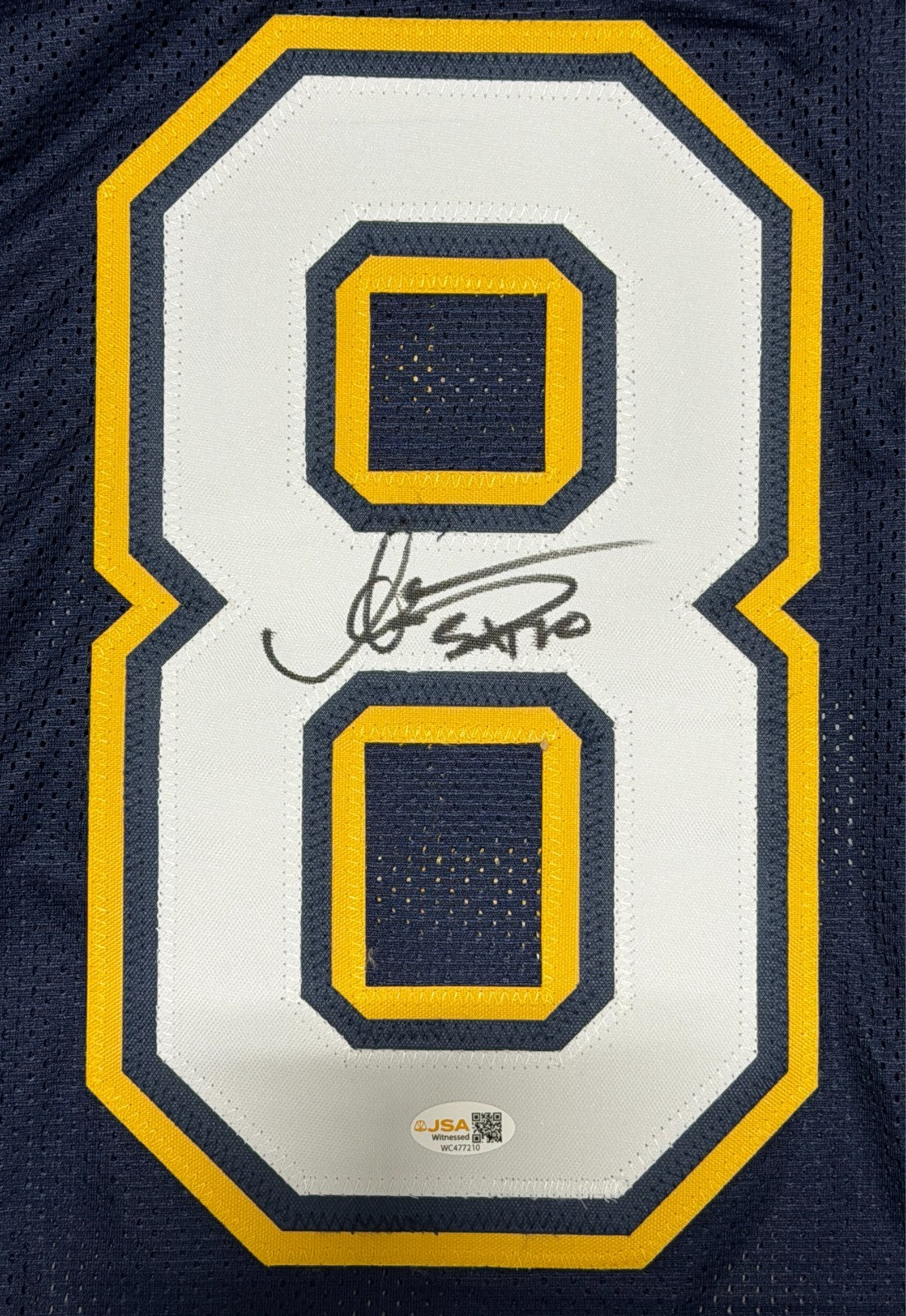 Anthony Miller Signed SD Chargers Custom Jersey w/ 5x Pro JSA Witness COA
