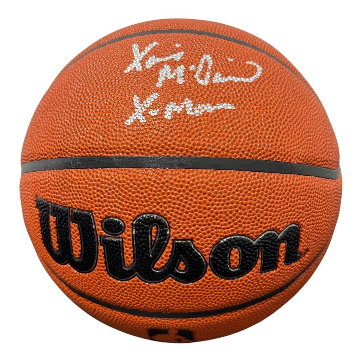 Xavier McDaniel Signed Wilson NBA Basketball w/ X-Man JSA Witness COA