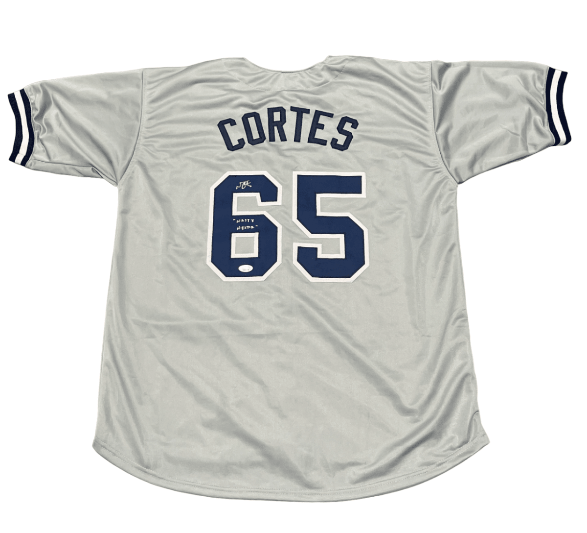 Nestor Cortes Signed New York Yankees Custom Jersey w/ Nasty Nestor JSA COA