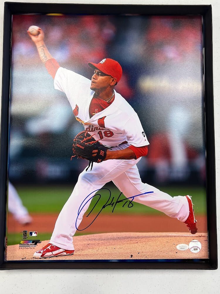Carlos Martinez Signed Autographed 16x20 Photo JSA COA St Louis Cardinals