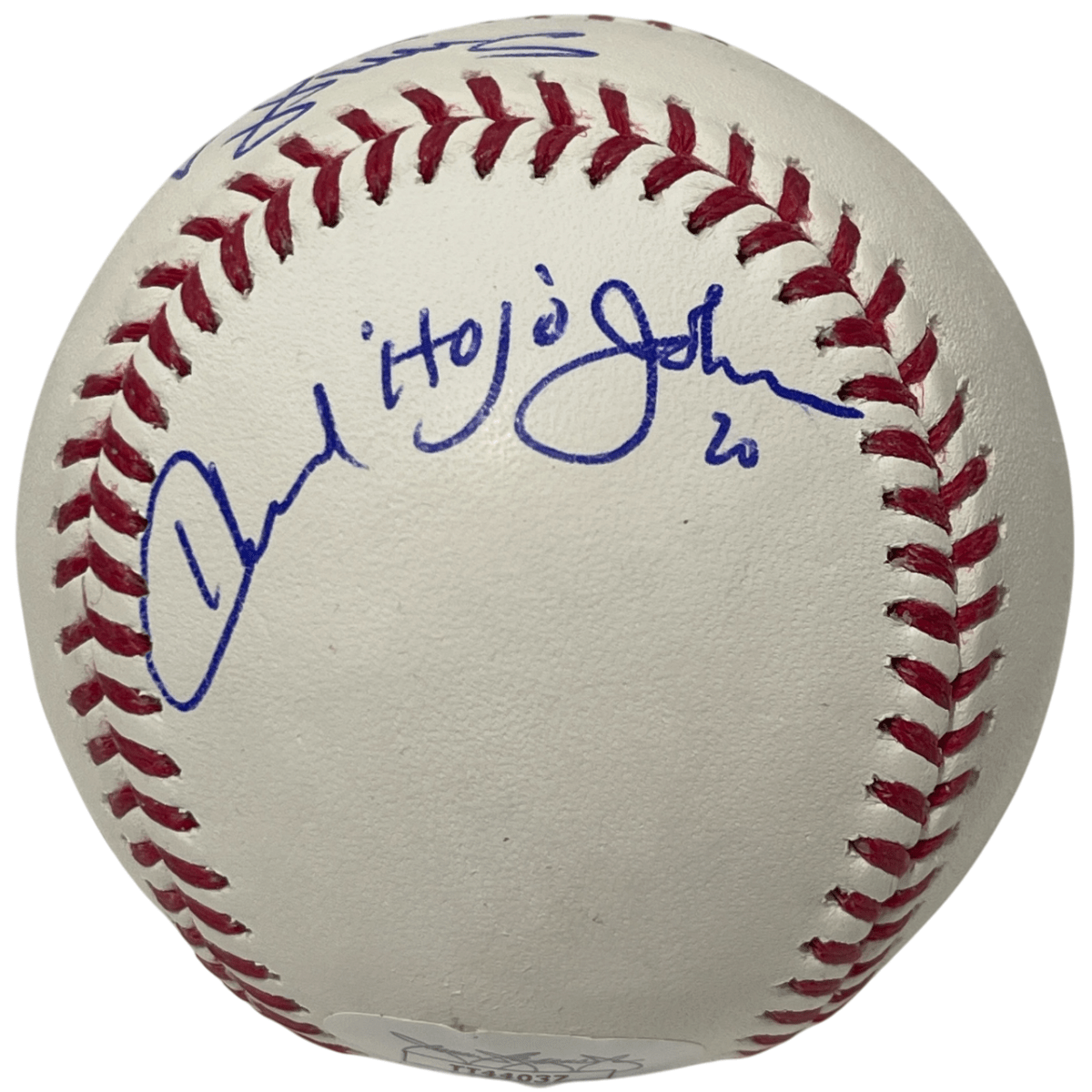 Darryl Strawberry & Howard Johnson Signed ROMLB Baseball w/ Ins JSA COA Mets