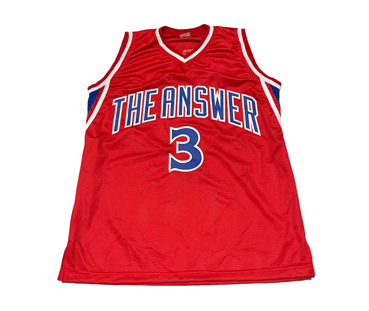 Allen Iverson Signed The Answer Custom Jersey Philadelphia 76ers JSA COA