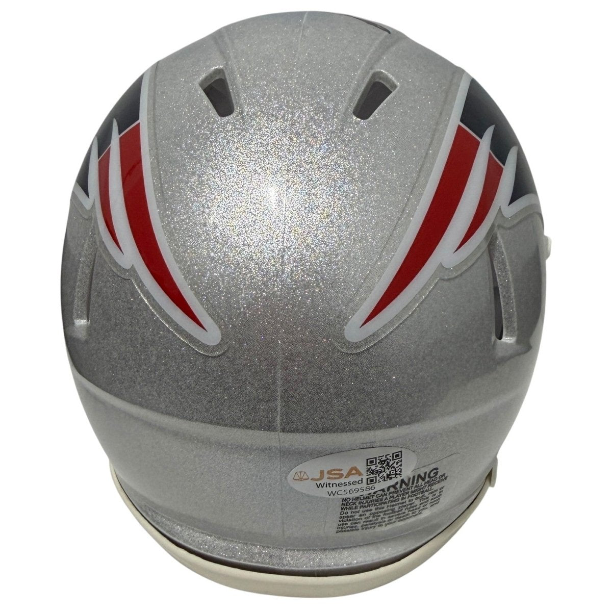 LeGarrette Blount Signed New England Patriots Speed Mini Helmet JSA Witness COA