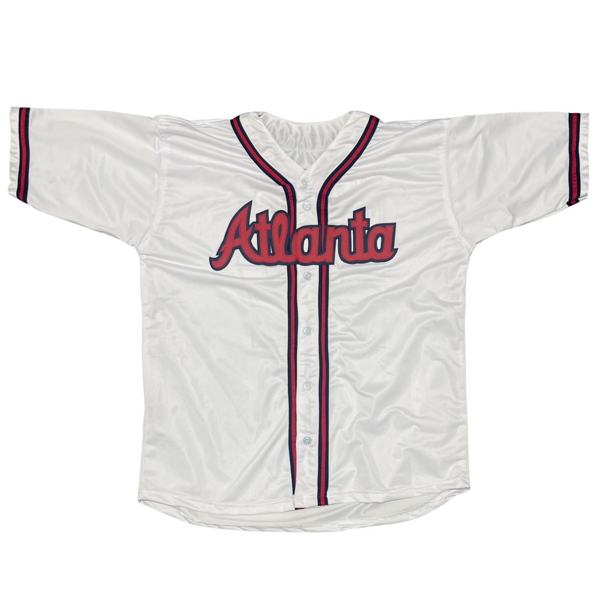 Fred McGriff Signed Braves Custom Jersey w/ HOF 2023 Beckett Witness BAS COA