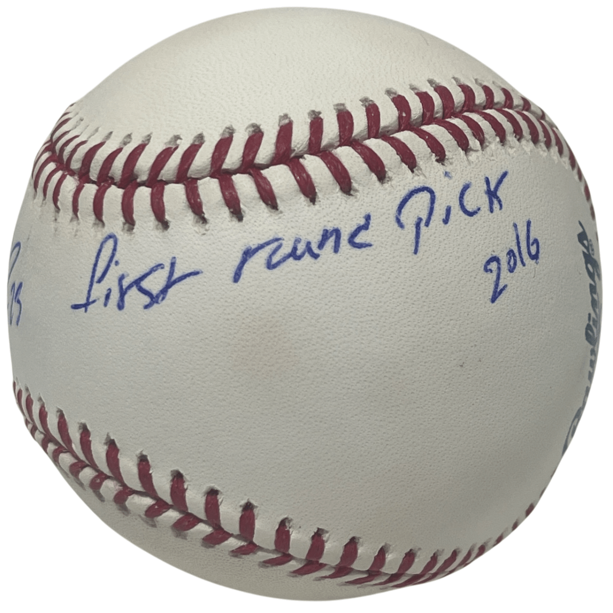 Delvin Perez Signed ROMLB Baseball Cardinals w/ 1st Round Pick Insc. LSCM COA