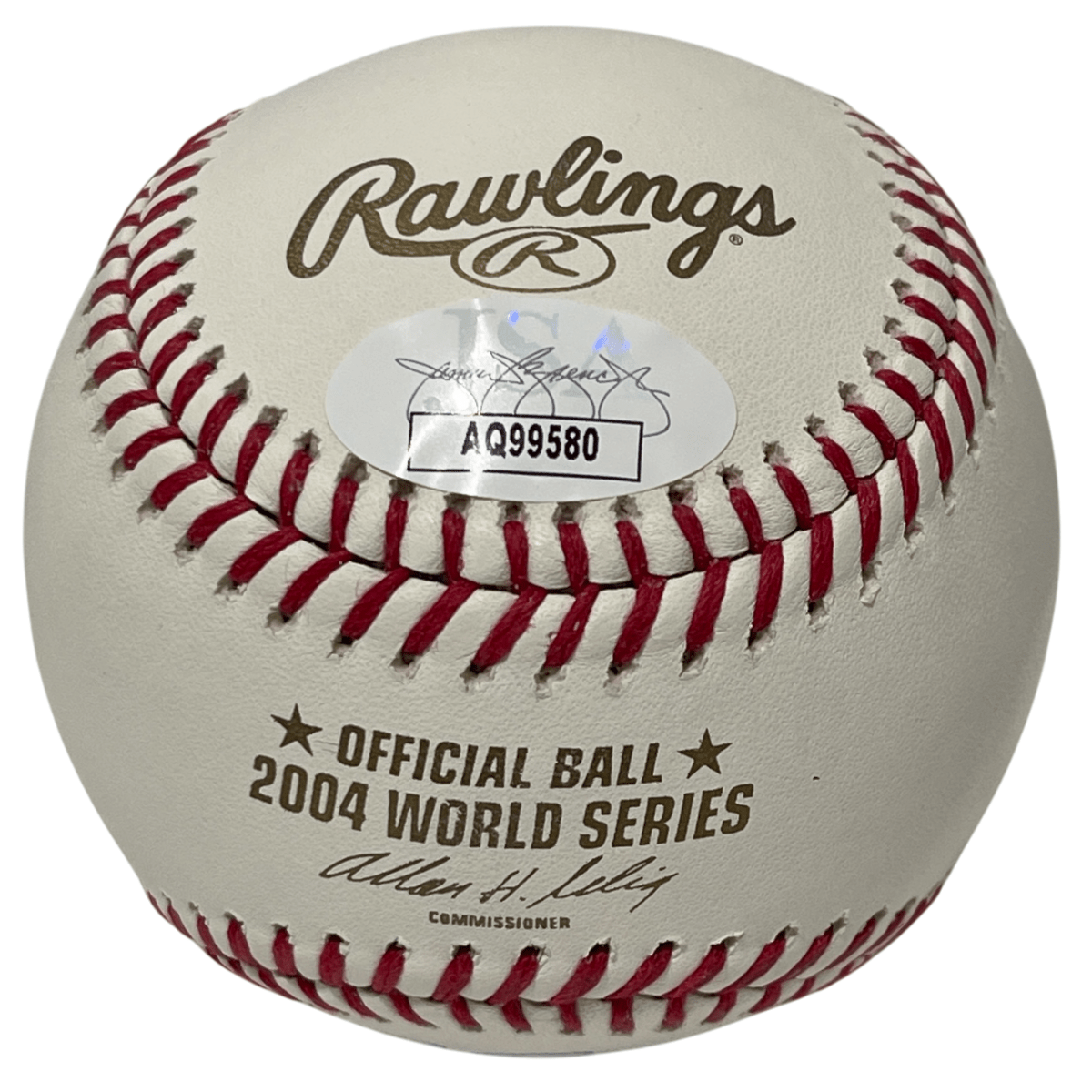 Terry Francona Signed Auto 2004 WS ROMLB Baseball w/ 2 Ins JSA COA Red Sox