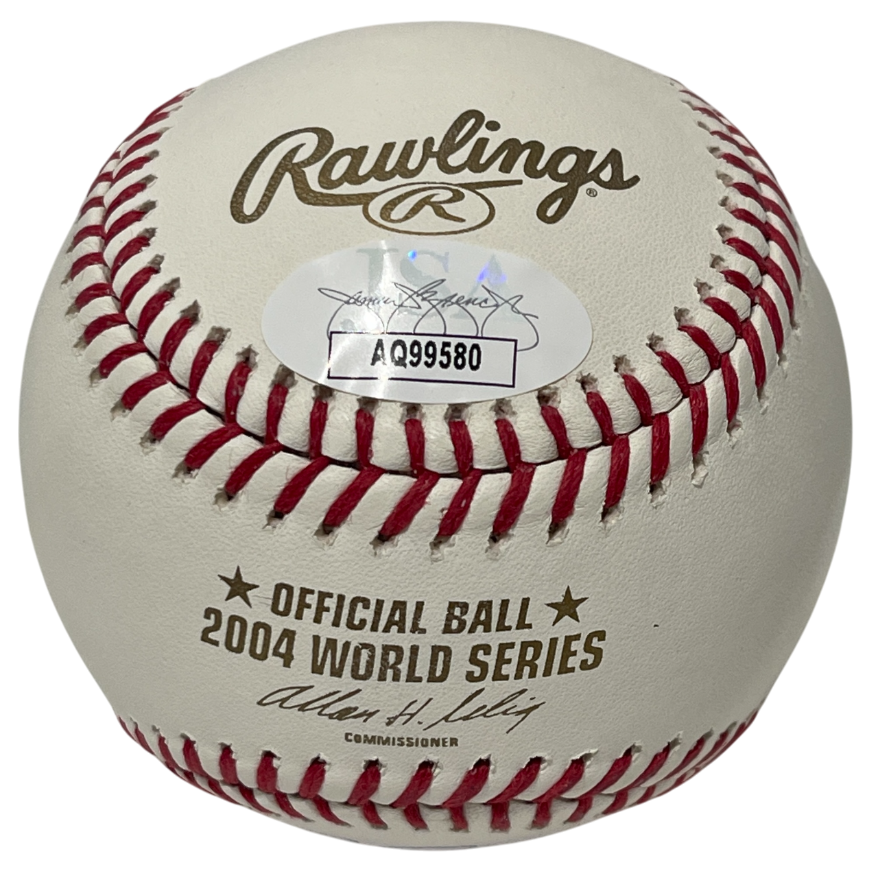 Terry Francona Signed Auto 2004 WS ROMLB Baseball w/ 2 Ins JSA COA Red Sox