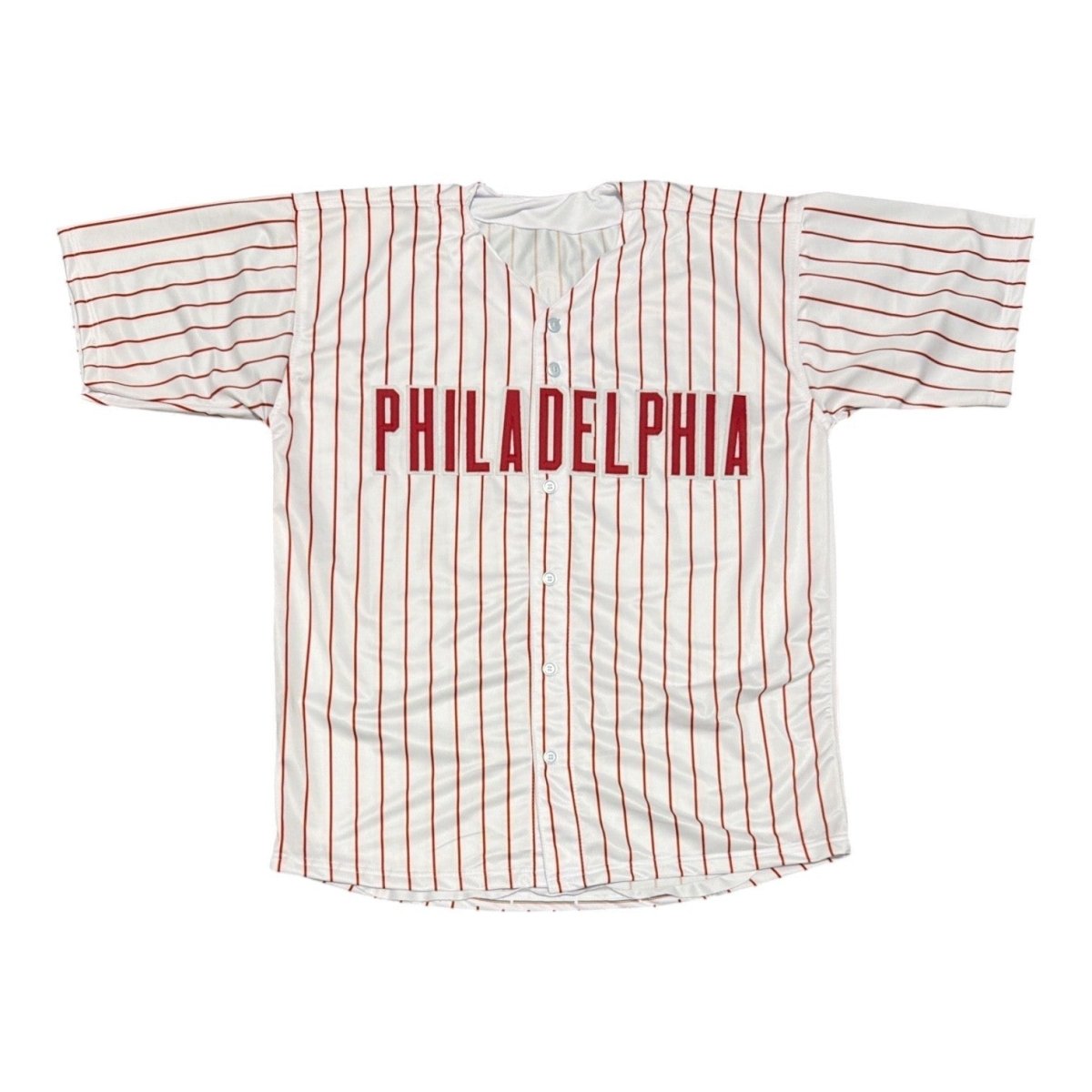 Jim Thome Signed Autographed Philadelphia Phillies Custom Jersey JSA Witness COA