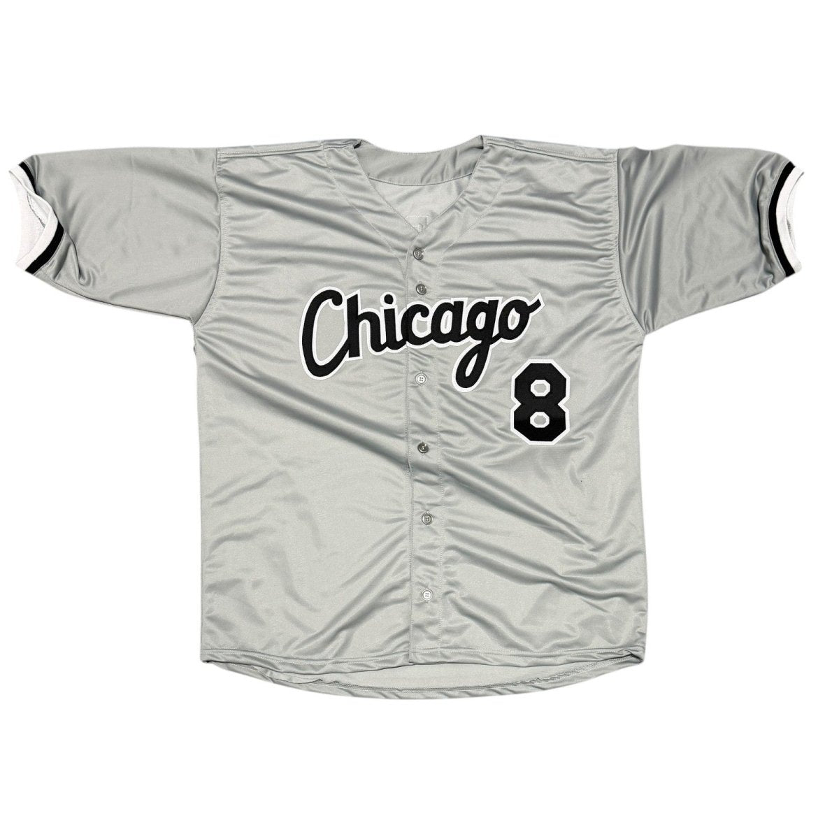Carl Everett Signed White Sox Custom Grey Jersey w/ 05 WSC JSA Witness COA